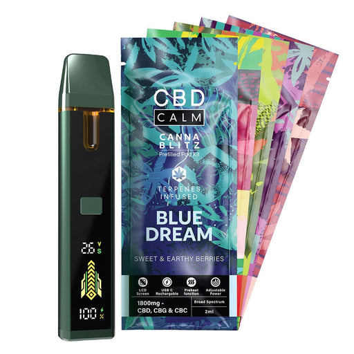CBD Calm CANNABLITZ 1800mg Prefilled Vape Kit CBD Calm 