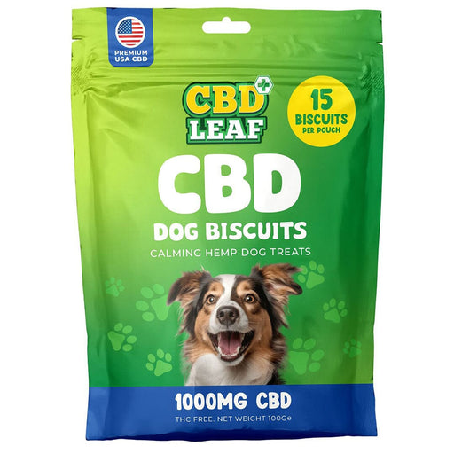 CBD Leaf CBD Dog Treats 1000mg CBD Leaf Biscuits 