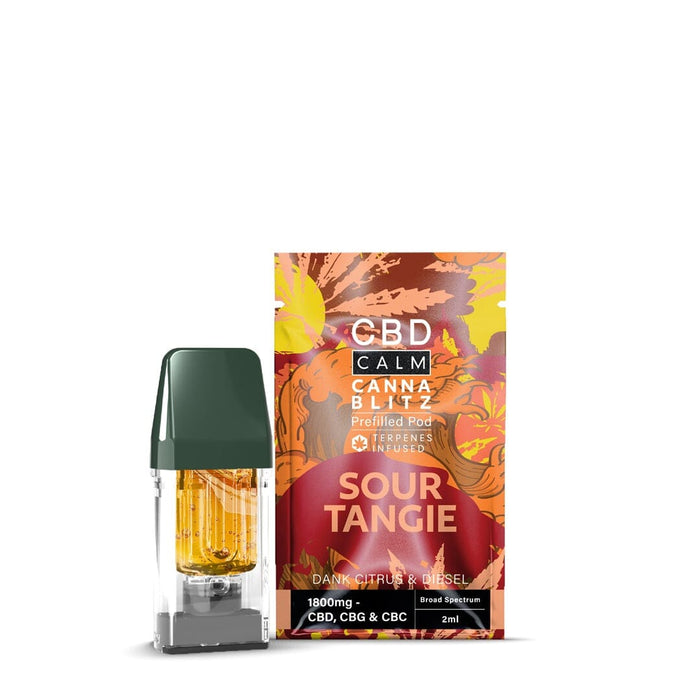 CBD Calm Cannablitz 1800mg Replacement Pod CBD Calm Sour Tiange 