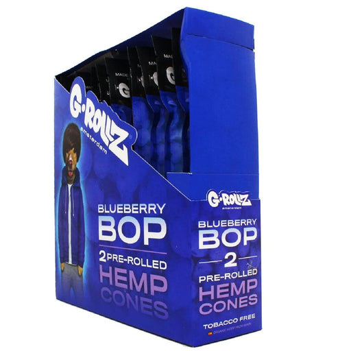 G-ROLLZ Pre-Rolled Hemp Cones - 12 Packs Per Box - 2 Cones Per Pack G-ROLLZ Blueberry 