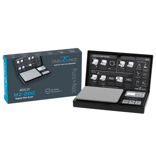 ON BALANCE MZ-200-BK MYCO MZ SERIES MINISCALE 200G X 0.01G On Balance 