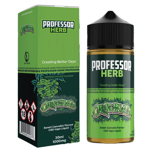 Professor Herb CBD Vape Liquid 1000mg/30ml Professor Herb Original 