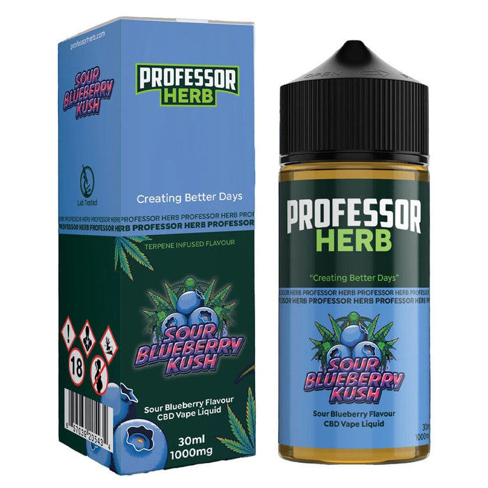 Professor Herb CBD Vape Liquid 1000mg/30ml Professor Herb Sour Blueberry Kush 