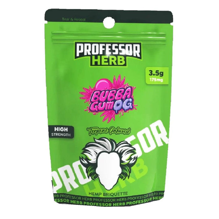 Professor Herb Hemp Briquette (3.5g) Assorted Flavours Professor Herb BUBBA GUM OG 