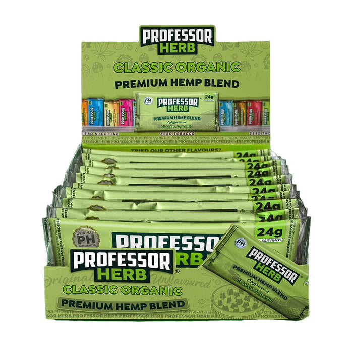 PROFESSOR HERB Premium Hemp Blend (24g) - Assorted Flavours (1 Pack) Professor Herb Classic Organic 