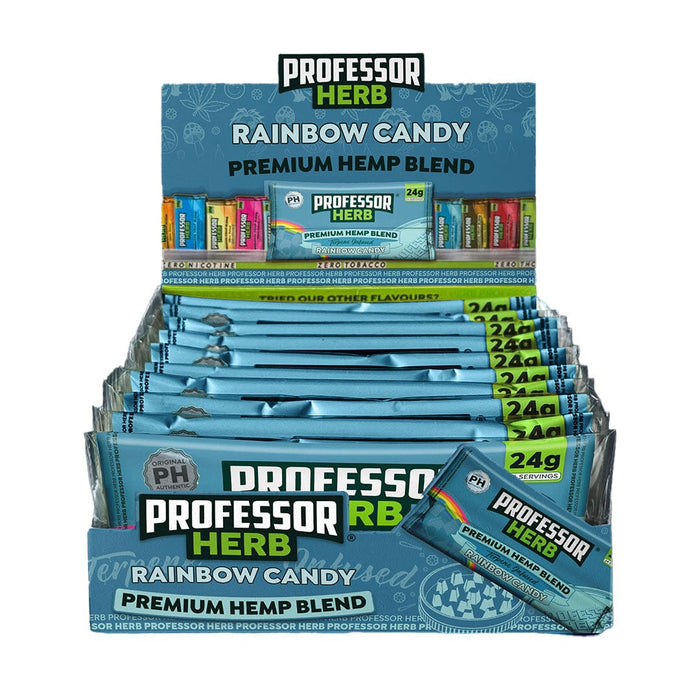 PROFESSOR HERB Premium Hemp Blend (24g) - Assorted Flavours (1 Pack) Professor Herb Rainbow Candy 