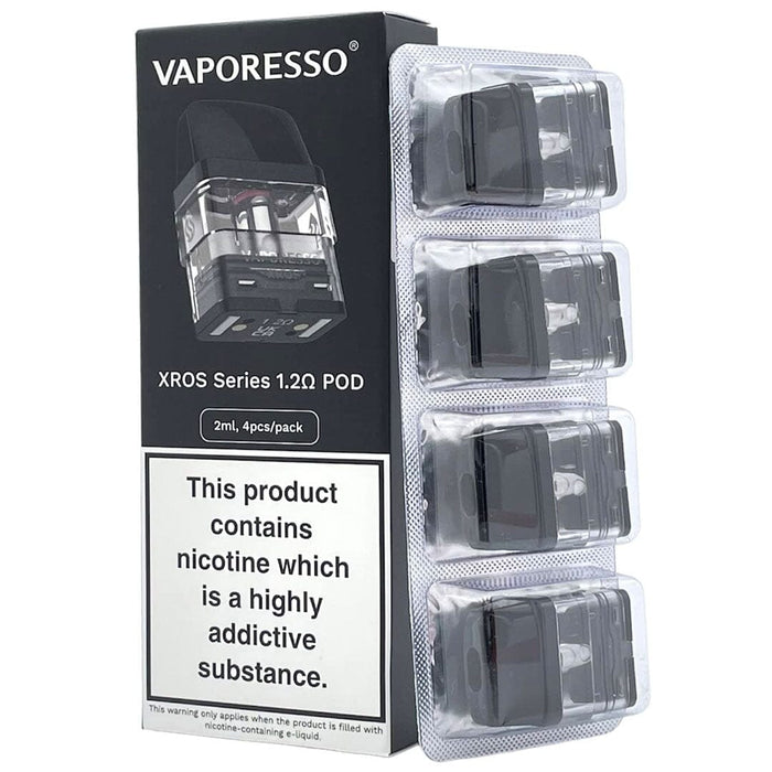 Xros Replacement Pods By Vaporesso 4 Pack Vaporesso 1.2ohm 