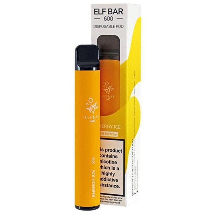 Elf Bar Disposable Pod Device 600 Puffs 2% Elf Bar 20mg Energy Ice 