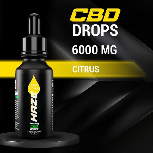 Citrus Haze CBD Drops 30ml 6000mg Haze CBD 