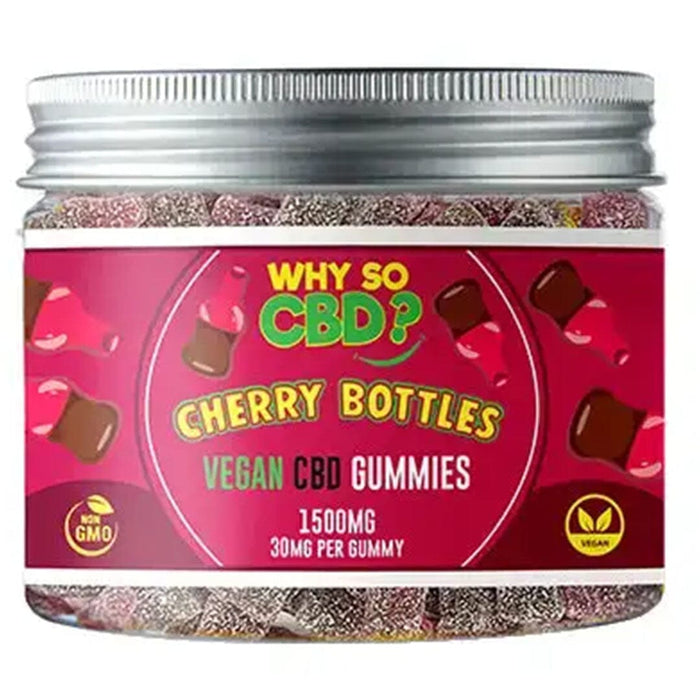 Why So CBD? 1500mg CBD Small Vegan Gummies Why So CBD Cherries 