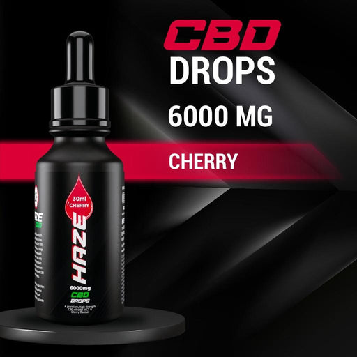 Cherry Haze CBD Drops 30ml 6000mg Haze CBD 